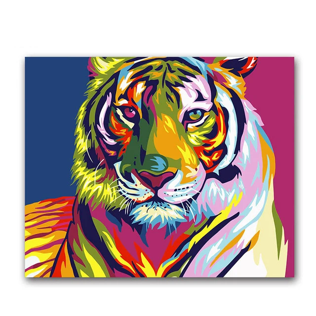 animal tigers oil painting package diy digital by numbers with kits for adult kids practise
animal tigers oil painting package diy digital by numbers with kits for adult kids practise