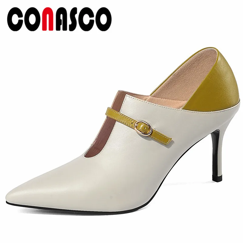 Туфли CONASCO женские из натуральной кожи, базовые туфли-лодочки, классический дизайн, высокий каблук, пикантные офисные туфли-лодочки с острым...
Туфли CONASCO женские из натуральной кожи, базовые туфли-лодочки, классический дизайн, высокий каблук, пикантные офисные туфли-лодочки с острым...