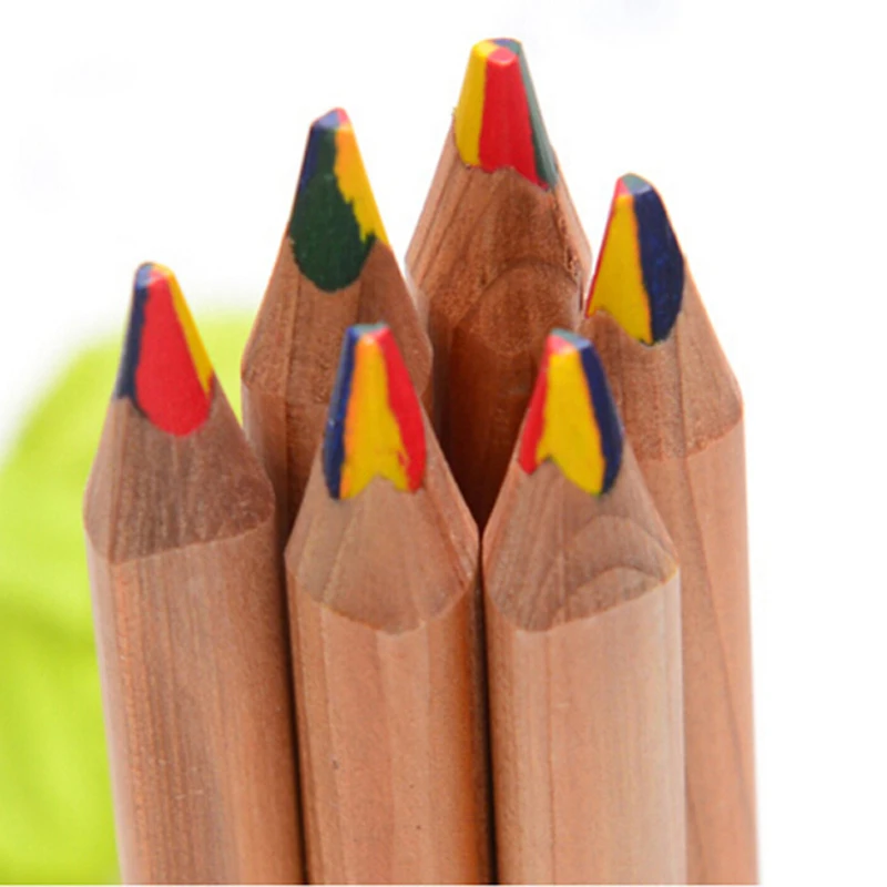High Quality 10pcs/lot 4 In 1 Color Pencils Colored Pencil Drawing Color Pencil Pens Sationery Material Escolar School Supplies
High Quality 10pcs/lot 4 In 1 Color Pencils Colored Pencil Drawing Color Pencil Pens Sationery Material Escolar School Supplies
