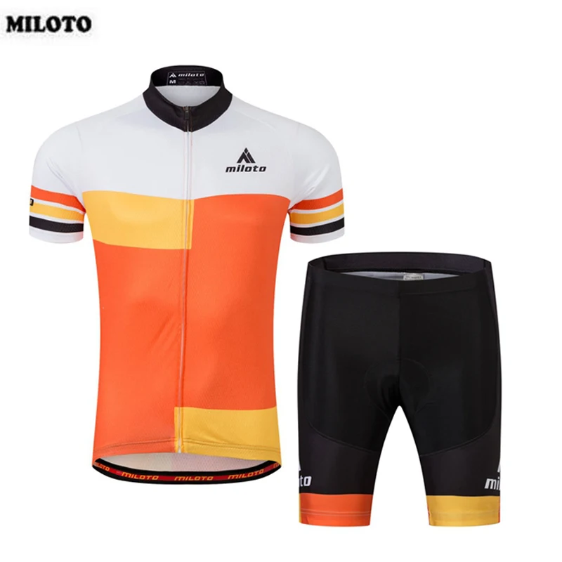 MILOTO команда мужчин Ropa Ciclismo Pro Велоспорт Джерси с коротким рукавом снаряжение для
