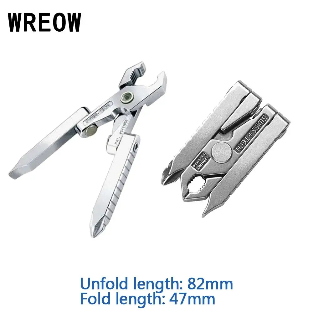 WREOW Multifunction Foldable Pliers Mini Stainless Steel Keychain Pocket Screwdriver portable Pliers cross screwdriver Hand T B3
WREOW Multifunction Foldable Pliers Mini Stainless Steel Keychain Pocket Screwdriver portable Pliers cross screwdriver Hand T B3