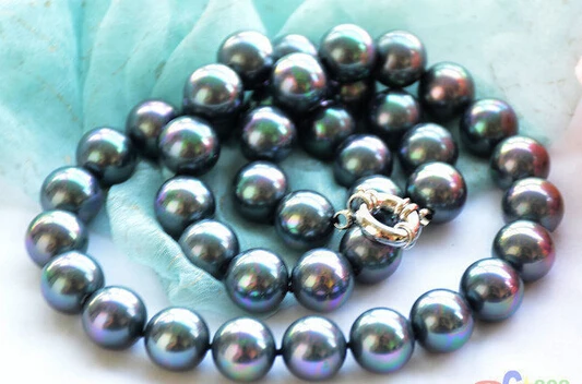 25" 14mm peacock black round SOUTH SEA SHELL PEARL NECKLACE AAA style Fine Noble real Natural free shipping
25" 14mm peacock black round SOUTH SEA SHELL PEARL NECKLACE AAA style Fine Noble real Natural free shipping