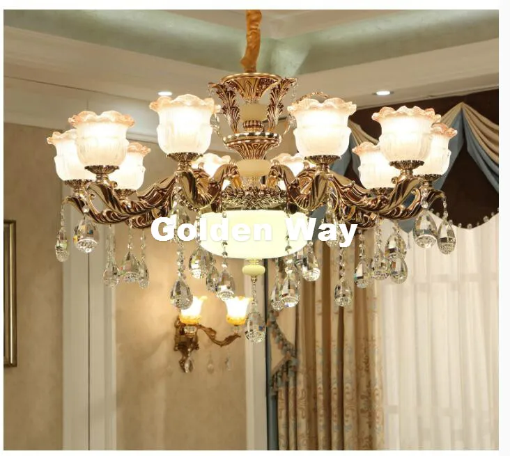 European Style Luxury Bronze Color Lustres de Cristal Modern AC Blue Antique Lamp Zinc Alloy Living Room LED Chandelier Lamp
European Style Luxury Bronze Color Lustres de Cristal Modern AC Blue Antique Lamp Zinc Alloy Living Room LED Chandelier Lamp