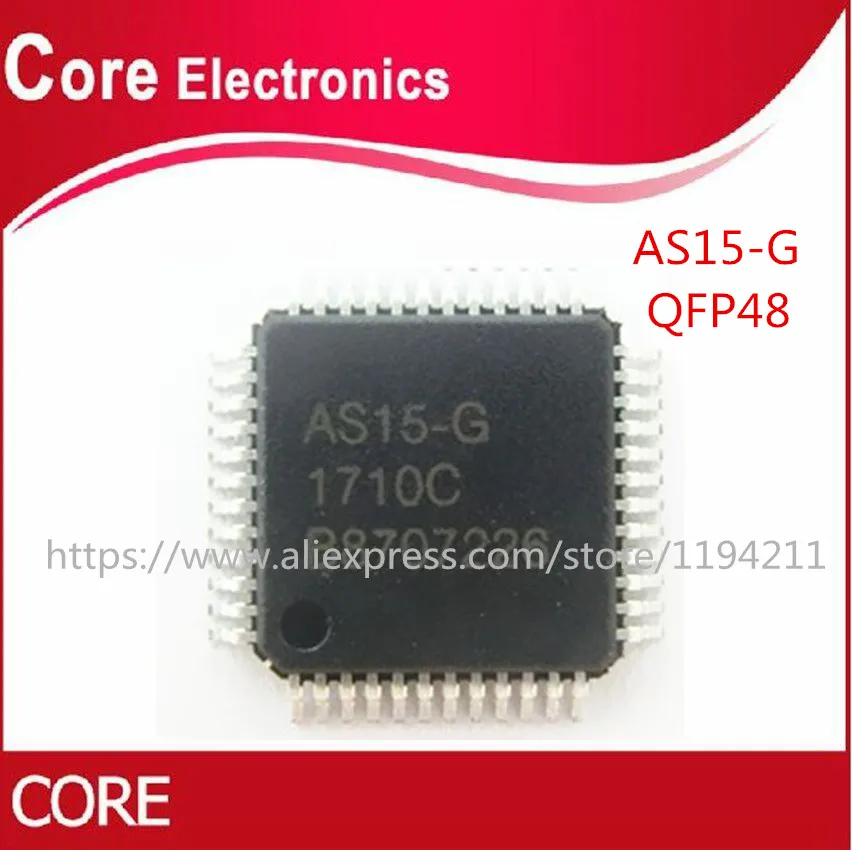 10 шт./лот AS15 F AS15F G AS15G QFP48 Оригинальный ЖК чип|Интегральные схемы| |
