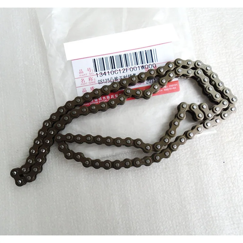 HIGH QUALITY Camshaft Timing Cam Chain for GS125 GN125 EN125 GZ125 DR125 TU125 157FMI K157FMI engines
HIGH QUALITY Camshaft Timing Cam Chain for GS125 GN125 EN125 GZ125 DR125 TU125 157FMI K157FMI engines