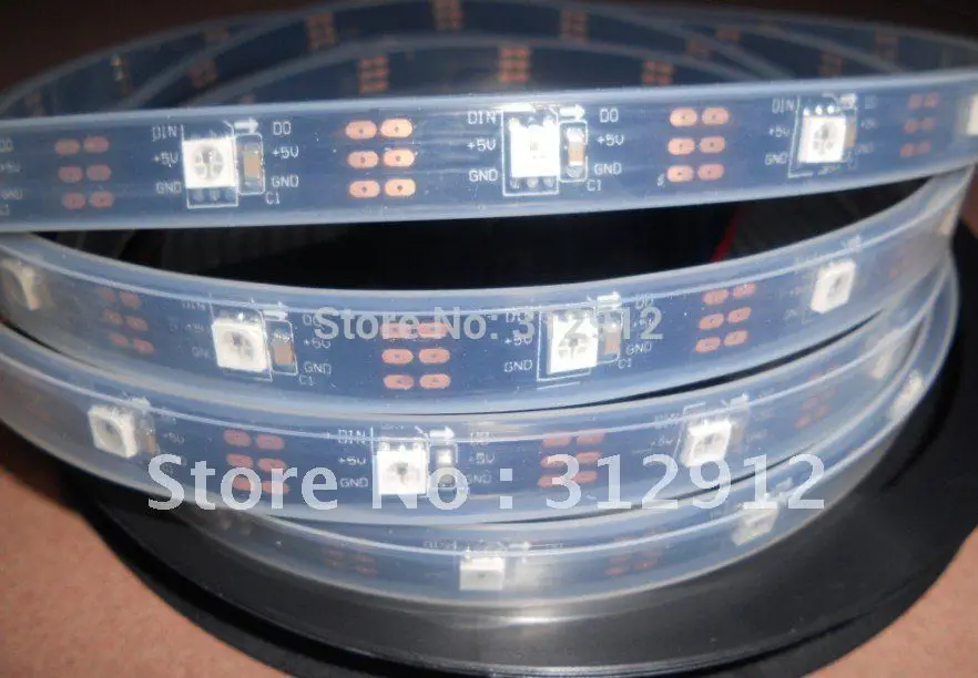 BLACK PCB 5m WS2811 LED digital strip,30leds/m with 30pcs WS2811 built-in the 5050 rgb led chip;waterproof in tube'DC5V input
BLACK PCB 5m WS2811 LED digital strip,30leds/m with 30pcs WS2811 built-in the 5050 rgb led chip;waterproof in tube'DC5V input
