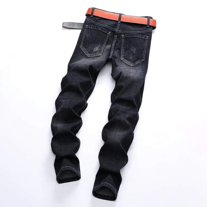 Stylish and trendy patch decoration design European and American stretch men's jeans zipper open hole cracked patch trousers
Stylish and trendy patch decoration design European and American stretch men's jeans zipper open hole cracked patch trousers