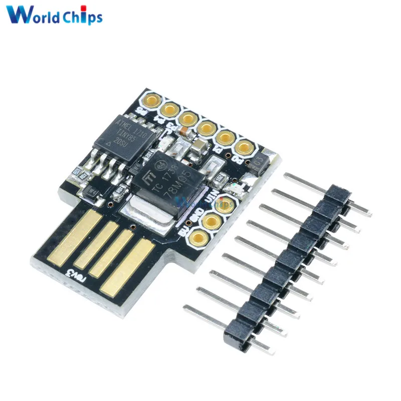 Макетная плата Digispark Kickstarter ATTINY85 I2C SPI Attiny85 модуль Micro USB для Arduino с 5 в 8K Flash|development