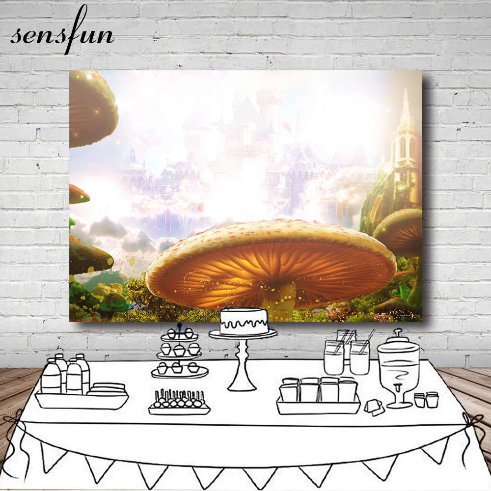 Sensfun Fairytale Photography Backdrop Mushroom Bokeh Castle Birthday Party Backgrounds For Photo Studio Vinyl 7x5FT
Sensfun Fairytale Photography Backdrop Mushroom Bokeh Castle Birthday Party Backgrounds For Photo Studio Vinyl 7x5FT