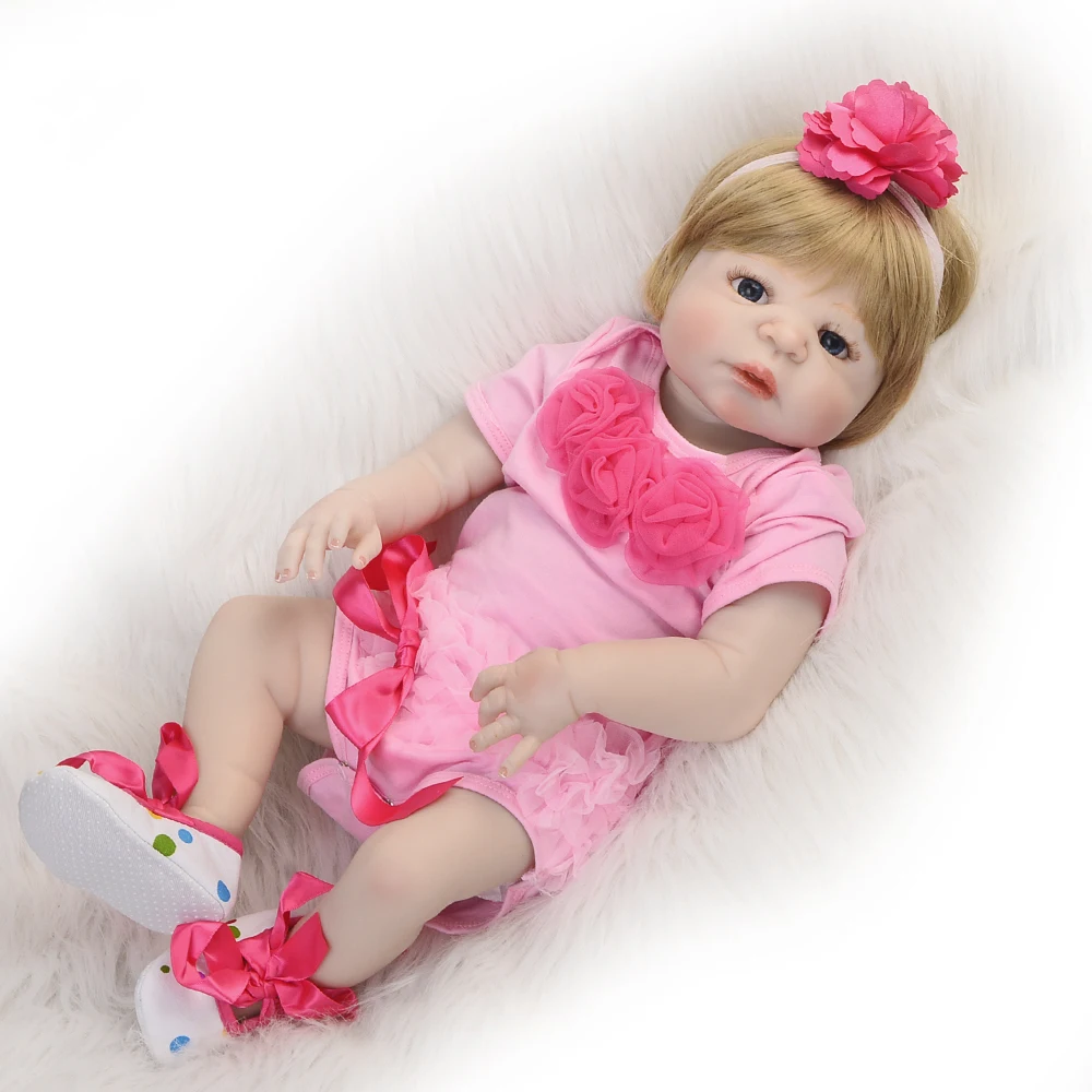 Reborn baby dolls 23"57cm full silicone reborn baby girl doll toys gift bebe boneca reborn corpo de silicone inteiro
Reborn baby dolls 23"57cm full silicone reborn baby girl doll toys gift bebe boneca reborn corpo de silicone inteiro