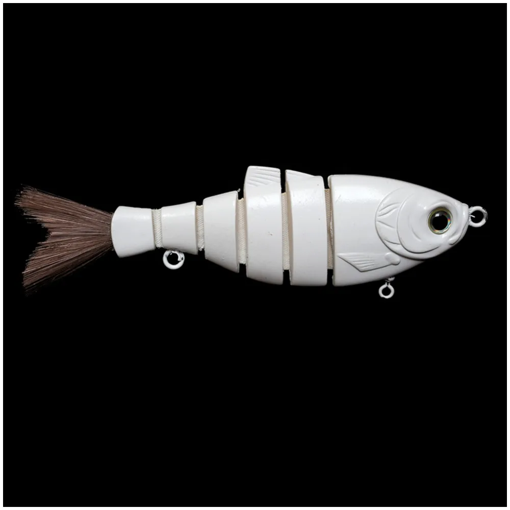 GYFISHING 5 шт. неокрашенные рыболовные искусственные приманки с хвостом дюймов/1