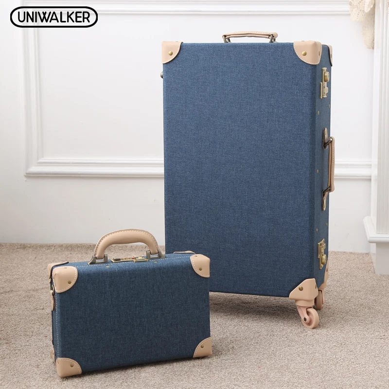 12" Mens Travel Valise 20" - 26" Women Vintage 2Pcs Luggage Sets Oxford Carry On Suitcase With Spinner Wheels
12" Mens Travel Valise 20" - 26" Women Vintage 2Pcs Luggage Sets Oxford Carry On Suitcase With Spinner Wheels