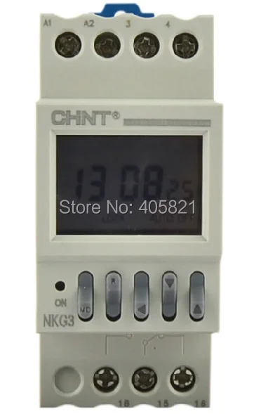 CHINT NKG3 NKG-3 LCD микрокомпьютер astro Time Switch sunrise sunset на основе широтно-DIN-рейки, цифровой таймер, программируемое реле
CHINT NKG3 NKG-3 LCD микрокомпьютер astro Time Switch sunrise sunset на основе широтно-DIN-рейки, цифровой таймер, программируемое реле
