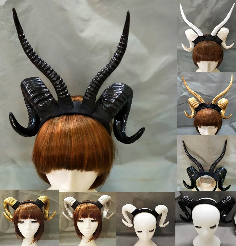 Halloween Cosplay Devil Horns Headband Devil Horns Headpiece Gothic Antelope Sheep Horn Hoop Headband Forest Animal Photography
Halloween Cosplay Devil Horns Headband Devil Horns Headpiece Gothic Antelope Sheep Horn Hoop Headband Forest Animal Photography