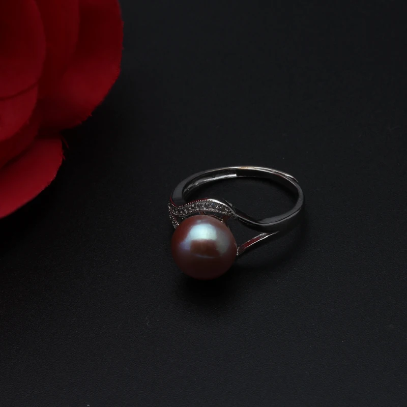 Wedding Real 925 sterling silver ring with pearl,white best gift fashion adjustable black freshwater pearl ring women
Wedding Real 925 sterling silver ring with pearl,white best gift fashion adjustable black freshwater pearl ring women