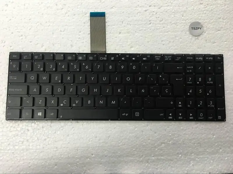 Новая клавиатура SP для ноутбука ASUS Y581C, Y582L, Y582M, VM580D, W50J, W508L, W508M, W518J, W518, испанская, черная, без рамки
Новая клавиатура SP для ноутбука ASUS Y581C, Y582L, Y582M, VM580D, W50J, W508L, W508M, W518J, W518, испанская, черная, без рамки