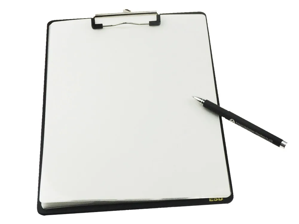 A4 Size ESD Antistatic Clipboard manager paper clipboards stationery Best Wright and ESD Safety in Clearnromm
A4 Size ESD Antistatic Clipboard manager paper clipboards stationery Best Wright and ESD Safety in Clearnromm
