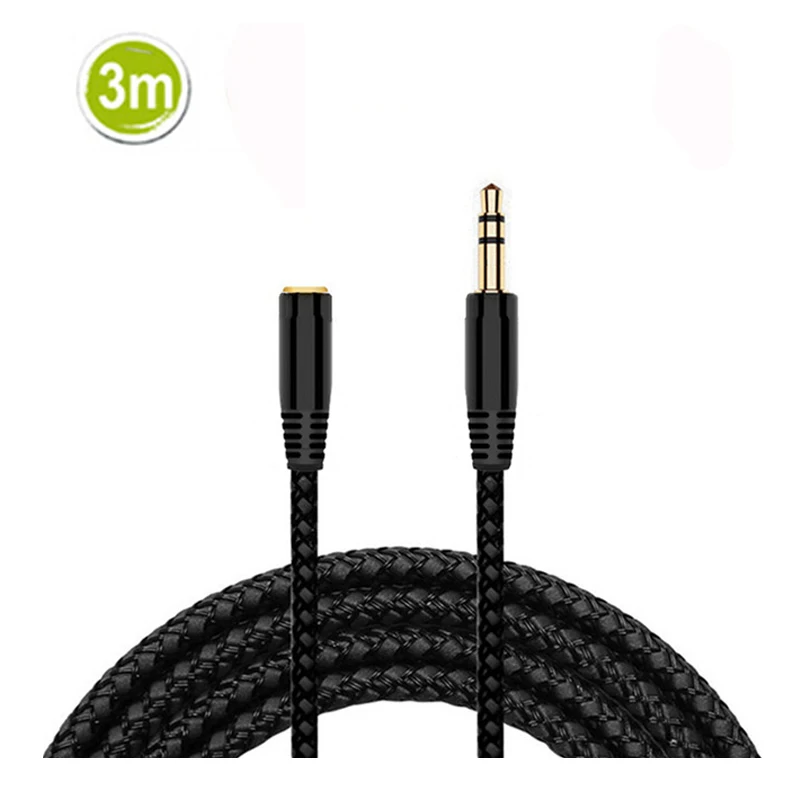 3.5mm Jack Male to Female Aux Cable Headphone Extension Cable 3.5mm Audio Extender Cord For Computer iPhone Player Car AUX Cable
3.5mm Jack Male to Female Aux Cable Headphone Extension Cable 3.5mm Audio Extender Cord For Computer iPhone Player Car AUX Cable