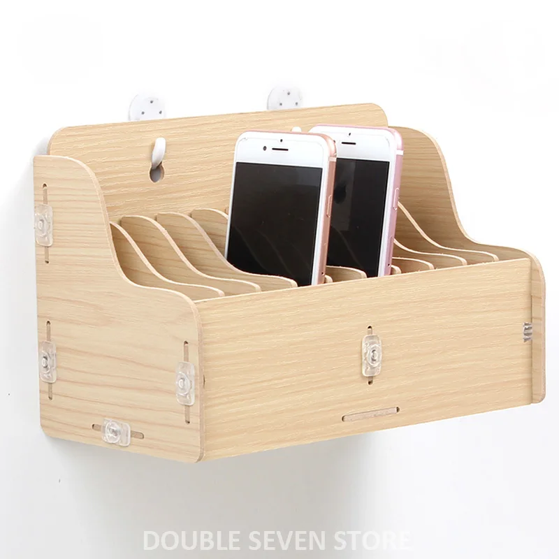 Hanging wooden mobile phone management storage box desktop office meeting finishing grid multi cell phone rack shop display
Hanging wooden mobile phone management storage box desktop office meeting finishing grid multi cell phone rack shop display