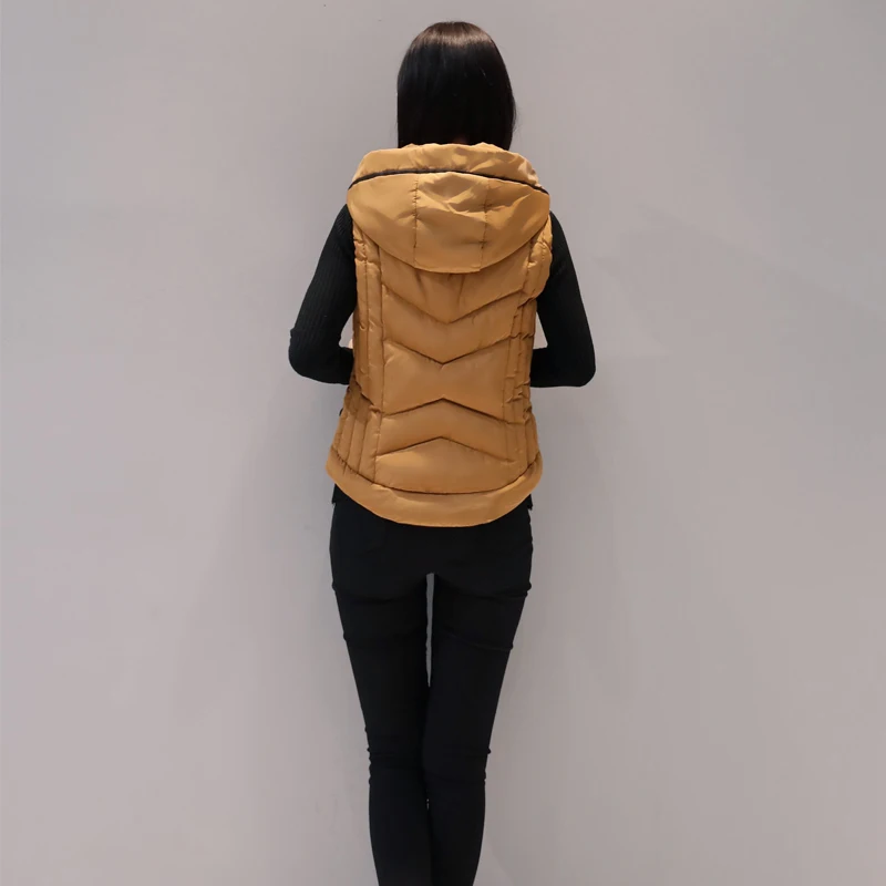 Nice Hooded Candy Color Women Winter Waistcoat Female Ladies Autumn Zipper Vest Femininas Plus Size 2XL Short Colete
Nice Hooded Candy Color Women Winter Waistcoat Female Ladies Autumn Zipper Vest Femininas Plus Size 2XL Short Colete