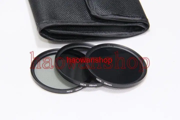 37 40.5 43 46 49 52 55 58 62 67 72 77 mm ND2 ND4 ND8 Neutral Density Lens Filter With 3 Pocket Case for Canon Nikon
37 40.5 43 46 49 52 55 58 62 67 72 77 mm ND2 ND4 ND8 Neutral Density Lens Filter With 3 Pocket Case for Canon Nikon