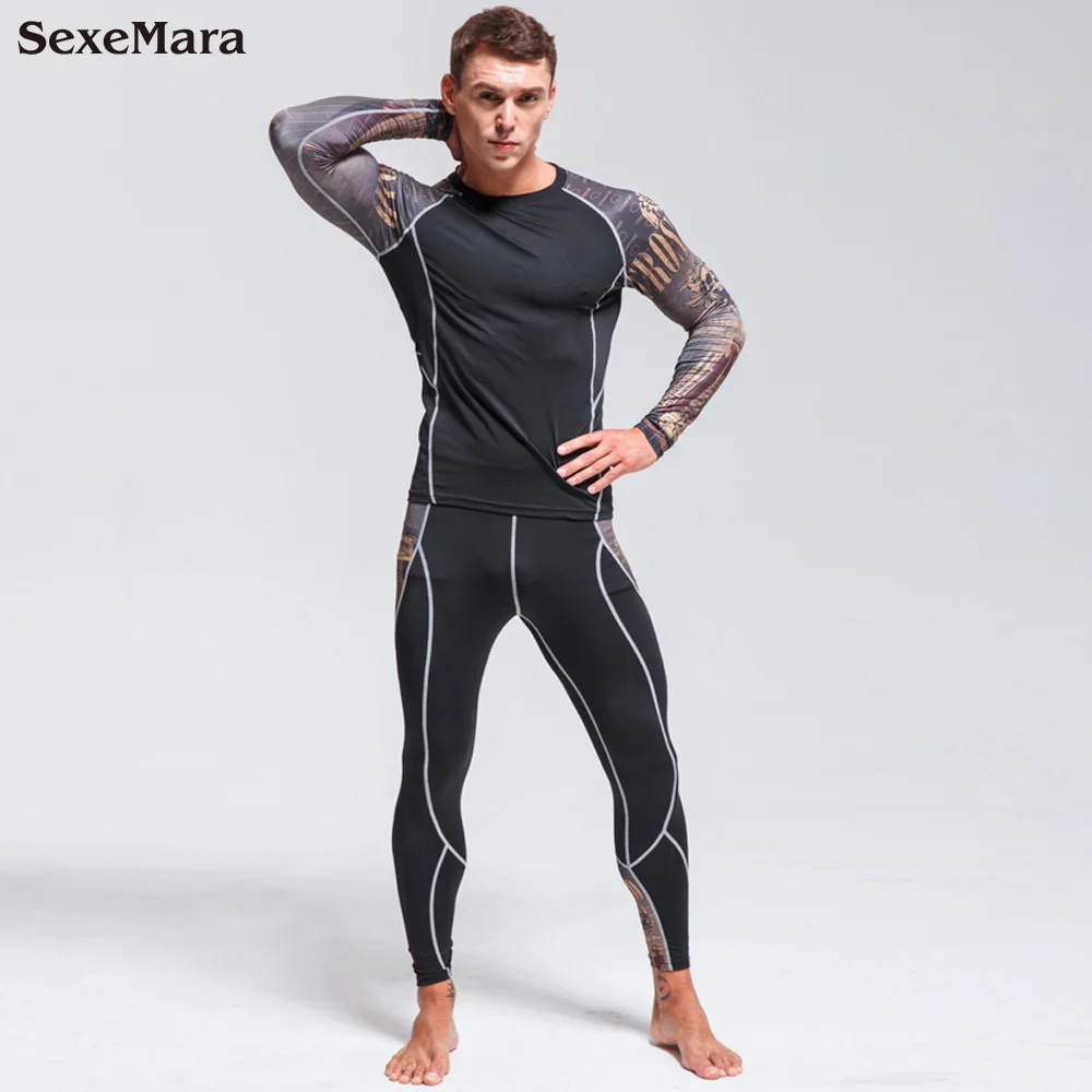 New Men Thermal Underwear Sets Compression Fleece Sweat Quick Drying Thermo Underwear Men's Clothing Long Johns Fitnes
New Men Thermal Underwear Sets Compression Fleece Sweat Quick Drying Thermo Underwear Men's Clothing Long Johns Fitnes