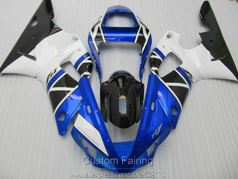 Motorcycle Fairing kit for Yamaha R1 00 01 blue white black fairings set YZF R1 00 01TS08
Motorcycle Fairing kit for Yamaha R1 00 01 blue white black fairings set YZF R1 00 01TS08