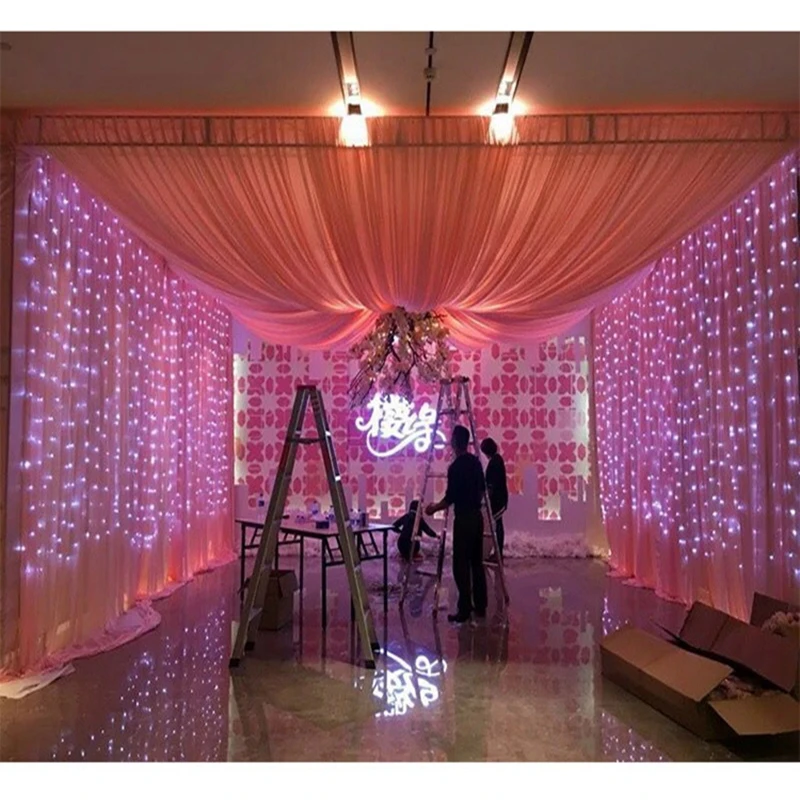 3x1M/3x2M/3x3m Led Icicle Led Curtain Fairy String Light Fairy Light 300 Led Christmas Light for Wedding Home Garden Party Decor
3x1M/3x2M/3x3m Led Icicle Led Curtain Fairy String Light Fairy Light 300 Led Christmas Light for Wedding Home Garden Party Decor