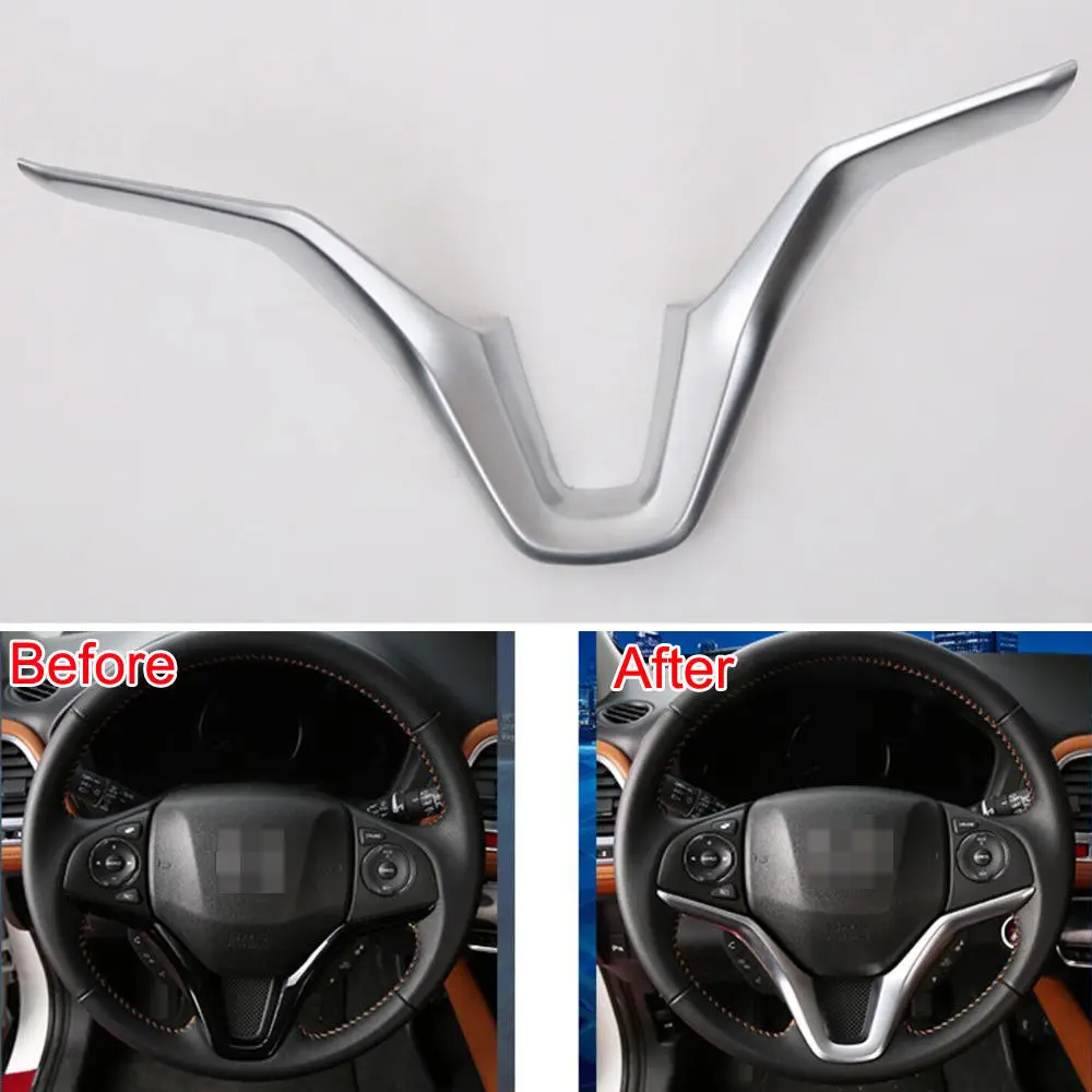 Car Interior Steering Wheel Panel Moulding Trim ABS Cover Decoration For 2015 HR-V HRV Vezel Car Styling Decoration Accessories
Car Interior Steering Wheel Panel Moulding Trim ABS Cover Decoration For 2015 HR-V HRV Vezel Car Styling Decoration Accessories