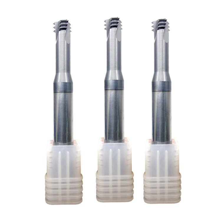 HRC65 Carbide thread milling cutter router bit stainless steel mill for CNC machining center M1 M1.4 M1.6 M2-M12
HRC65 Carbide thread milling cutter router bit stainless steel mill for CNC machining center M1 M1.4 M1.6 M2-M12