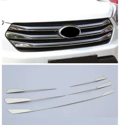 High quality stainless steel grille trim 5 pieces 2015 2016 2017 FOR Hyundai Creta IX25
High quality stainless steel grille trim 5 pieces 2015 2016 2017 FOR Hyundai Creta IX25