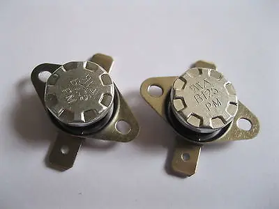 50 pcs Temperature Switch Thermostat Ceramic 90/95/100/105/110/115/120/125C N.C. KSD301
50 pcs Temperature Switch Thermostat Ceramic 90/95/100/105/110/115/120/125C N.C. KSD301