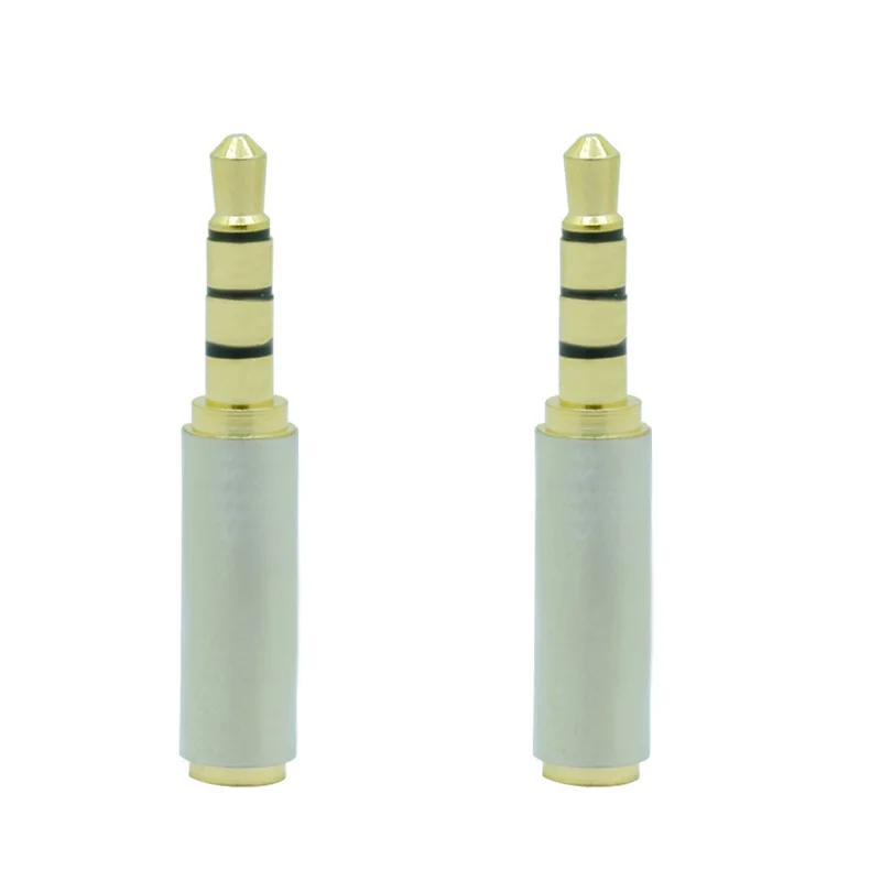 100pcs/lot 4 Poles 3.5mm Male Plug to 4 Pins 3.5mm Female Jack Stereo Sound Effect Earphone Audio Adapter Connector
100pcs/lot 4 Poles 3.5mm Male Plug to 4 Pins 3.5mm Female Jack Stereo Sound Effect Earphone Audio Adapter Connector