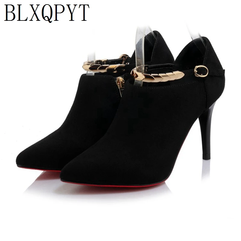 BLXQPYT Size Sale 33-43 New Fashion Elegant Pointed Toe Women High Heels 8.5cm Zipper high Quality Wedding Party Shoes 757-6
BLXQPYT Size Sale 33-43 New Fashion Elegant Pointed Toe Women High Heels 8.5cm Zipper high Quality Wedding Party Shoes 757-6