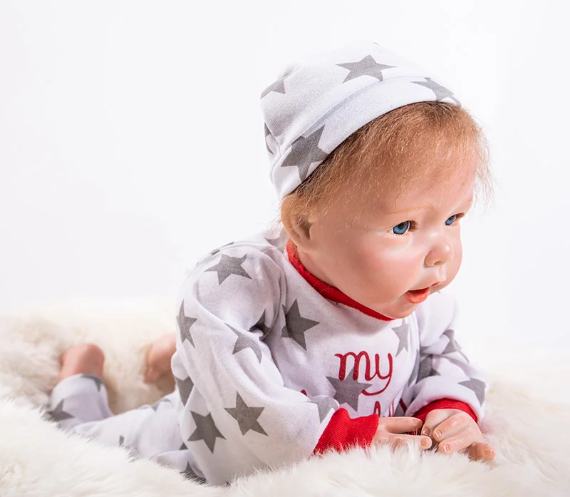 NPK DOLL 2018 Latest new 20''50cm Handmade dolls reborn silicone Real dolls reborn dolls baby girl children's gift toys
NPK DOLL 2018 Latest new 20''50cm Handmade dolls reborn silicone Real dolls reborn dolls baby girl children's gift toys