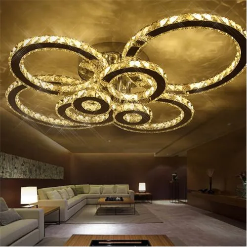 Circle Rings K9 Crystal led ceiling lights Used for living room bedroom ceiling lamps Remote control 110-220V free shipping
Circle Rings K9 Crystal led ceiling lights Used for living room bedroom ceiling lamps Remote control 110-220V free shipping