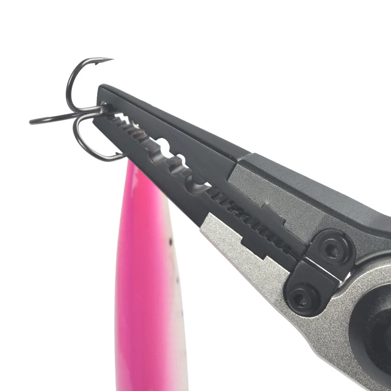 Aluminum Alloy Fishing Pliers Split Ring Cutters Fishing Holder Tackle with Sheath & Retractable Tether Combo Hooks Remover
Aluminum Alloy Fishing Pliers Split Ring Cutters Fishing Holder Tackle with Sheath & Retractable Tether Combo Hooks Remover