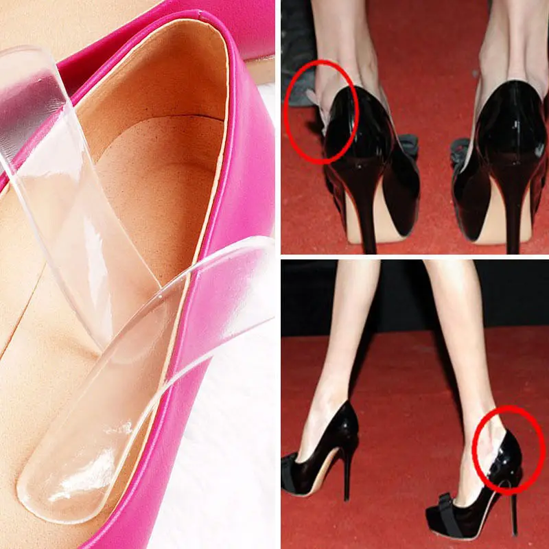 Women's Silicone Gel Heel Cushion protector Foot feet Care Shoe Insert Pad Insole Useful Female Protector for foot
Women's Silicone Gel Heel Cushion protector Foot feet Care Shoe Insert Pad Insole Useful Female Protector for foot