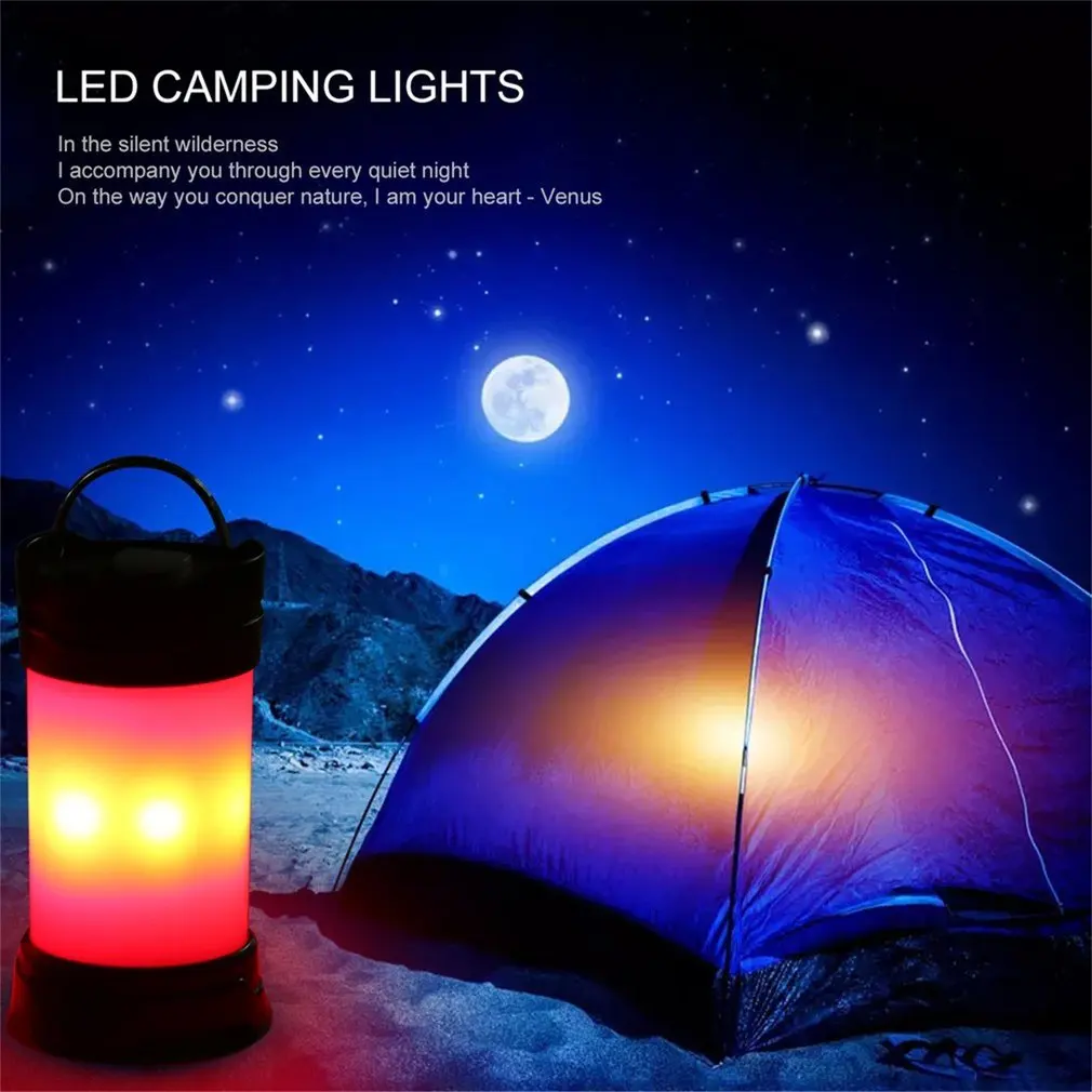 OUTAD мини Водонепроницаемый фонарь кемпинг light 2000 мАч Rechargeable 300LM 7 режим вывода