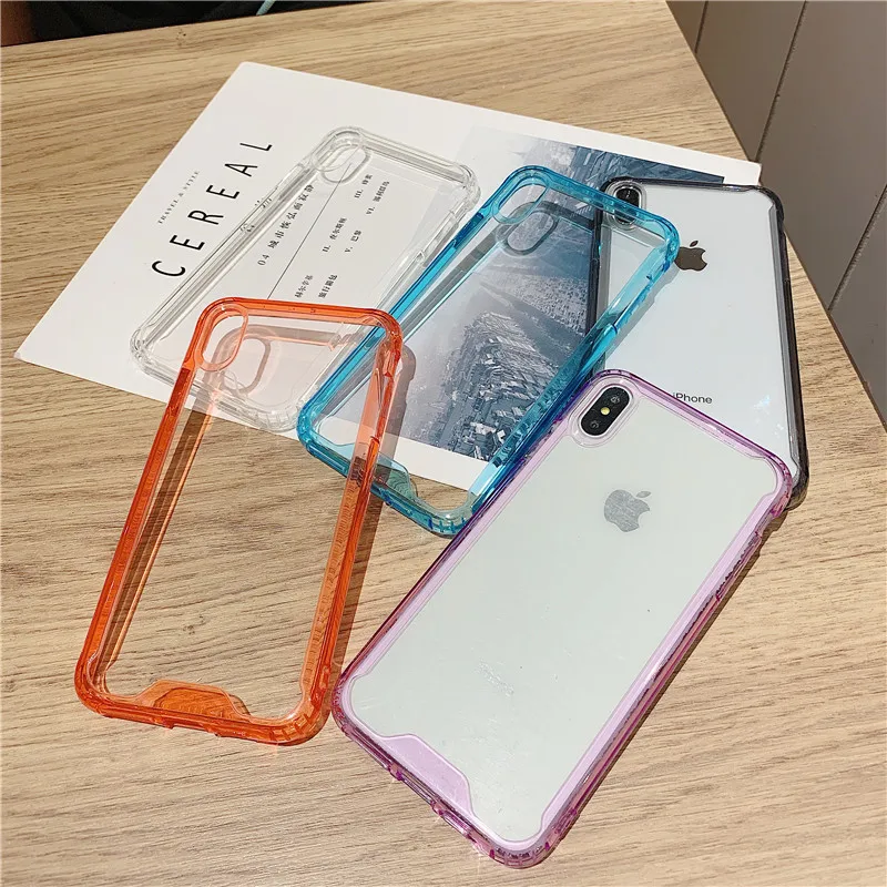 Soft Transparent Phone Case For iPhone 7 8 6 6S Plus Colorful Border Case For iPhone X XS MAX XR Shockproof Cover Funda
Soft Transparent Phone Case For iPhone 7 8 6 6S Plus Colorful Border Case For iPhone X XS MAX XR Shockproof Cover Funda