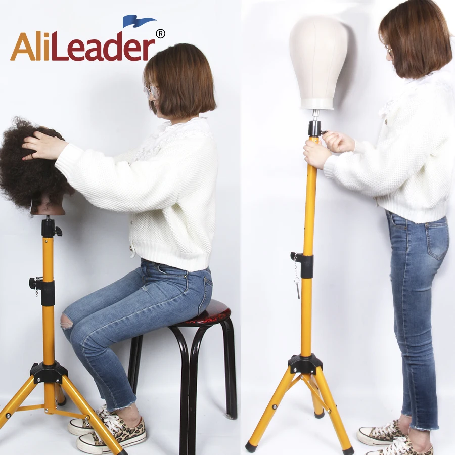 Alileader Hot Selling 115CM Golden Mannequin Head Tripod Adjustable Tripod Wig Stand Wig Making Kit With Wig Storage
Alileader Hot Selling 115CM Golden Mannequin Head Tripod Adjustable Tripod Wig Stand Wig Making Kit With Wig Storage