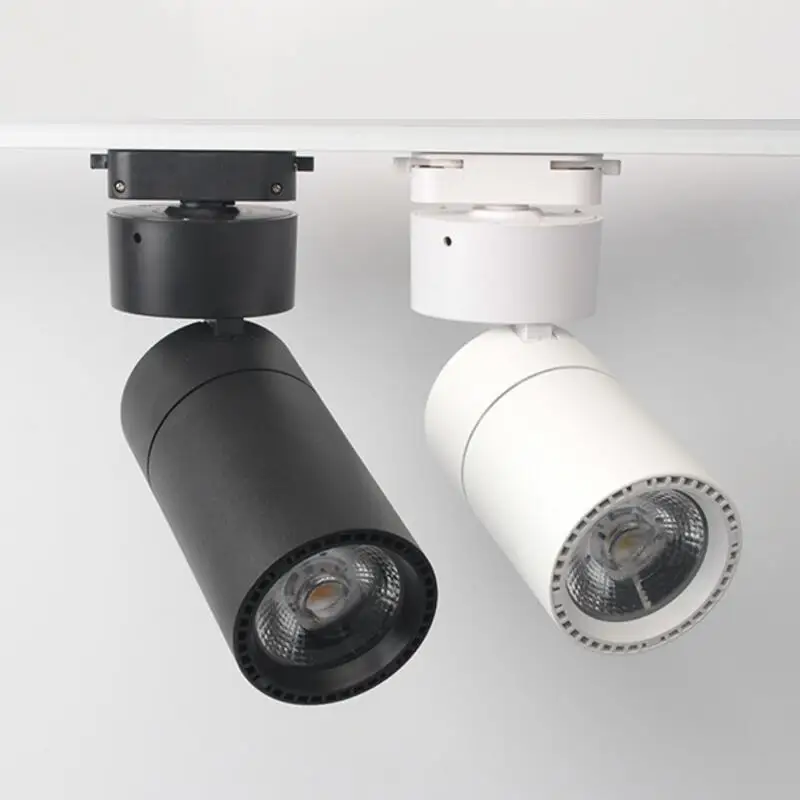 Retail 7W 12W 15W CREE COB LED Track Light Spot Wall Lamp Spotlight Tracking AC110V/240V Noverty light New Arrival | Лампы и освещение