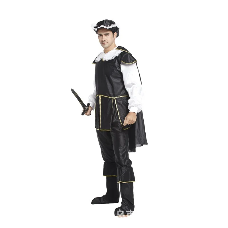 Фото Мужской пиратский костюм-меч на Хэллоуин воин Робин Гуд Косплей - купить