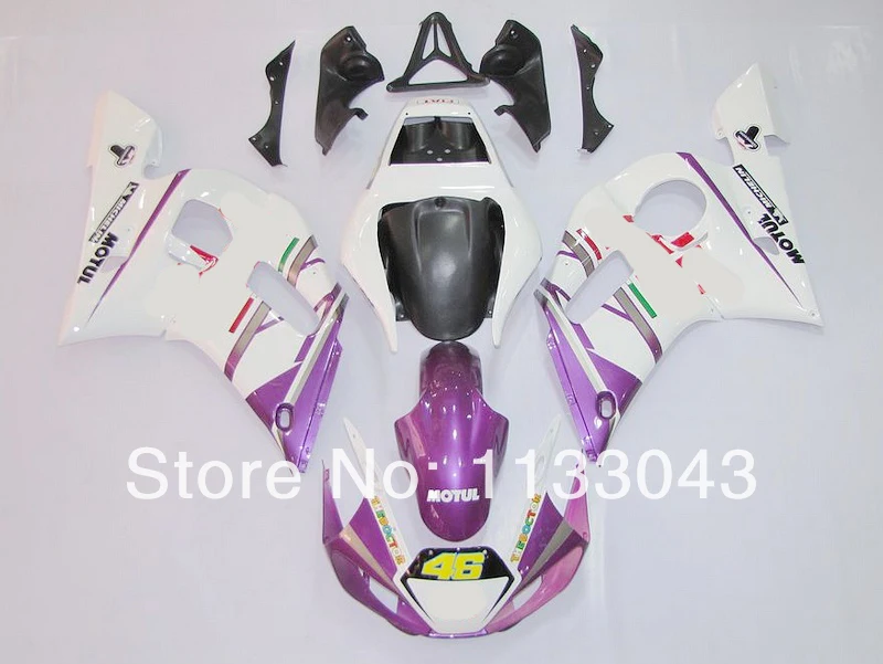 Pre_drilled purple white Fairing kit for Yamaha YZF-R6 98-02 YZF R6 98 99 00 01 02 YZF 600 R6 1998 - 2002 fairing kits+7gifts
Pre_drilled purple white Fairing kit for Yamaha YZF-R6 98-02 YZF R6 98 99 00 01 02 YZF 600 R6 1998 - 2002 fairing kits+7gifts