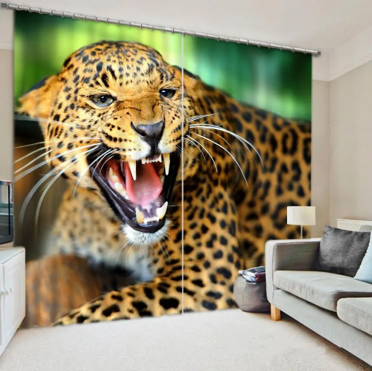 Leopard Print Room Darkening Curtain Thick Fabric 3D Curtains for Living Room Sunshade Window Curtains Custom-made Size
Leopard Print Room Darkening Curtain Thick Fabric 3D Curtains for Living Room Sunshade Window Curtains Custom-made Size