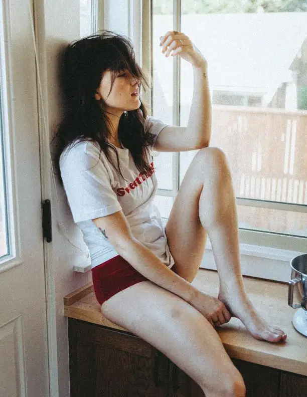 Футболка женская с надписью Sweet Thing Модный хлопковый Повседневный Топ в стиле