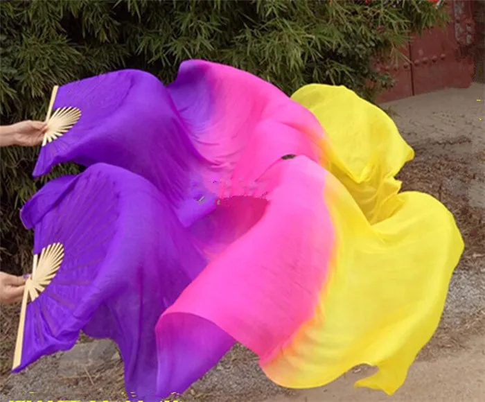 Silk Fan Veil Pairs (1 L+1R) Belly Dance Hand Props Bamboo Folding Long Fan Colorful 120cm 150cm 180cm 210cm Free Shipping
Silk Fan Veil Pairs (1 L+1R) Belly Dance Hand Props Bamboo Folding Long Fan Colorful 120cm 150cm 180cm 210cm Free Shipping