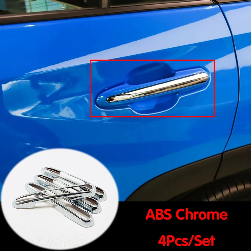 ABS хром стиль для Toyota RAV4 2019 Автомобильная дверная Защитная ручка украшение крышка