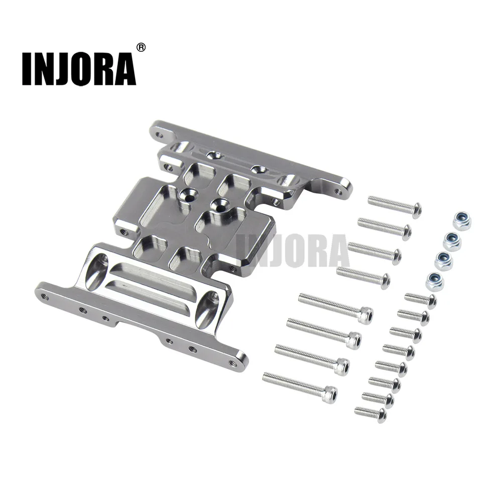 INJORA SCX10 Aluminum Alloy Metal Gearbox Mount Holder for 1/10 RC Crawler Axial SCX10
INJORA SCX10 Aluminum Alloy Metal Gearbox Mount Holder for 1/10 RC Crawler Axial SCX10