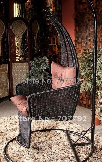 Кресло качели для сада из искусственного ротанга|rattan garden swing chair|garden chairswing chair |
